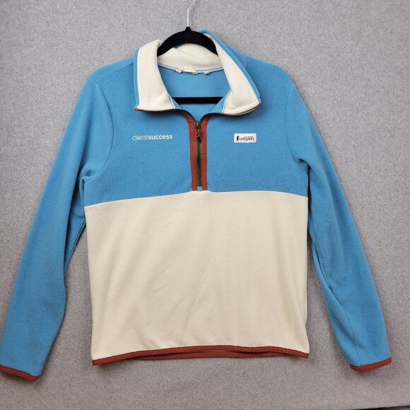 Cotopaxi Amado Fleece 1/2 Half Zip Pullover Womens M Blue Hiking Camping Outdoor - Picture 1 of 11